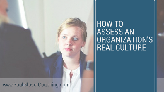 how to assess an organization's real culture