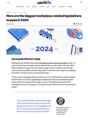 Here are the biggest workplace-related legislations to pass in 2024